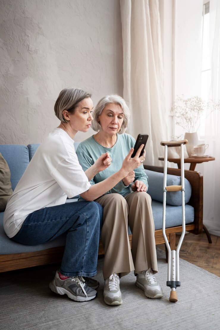 Old Patient on Phone